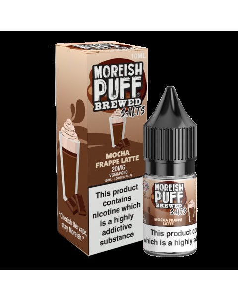 Moreish Puff Salts Mocha Frappe Latte 10ml Nic Salt