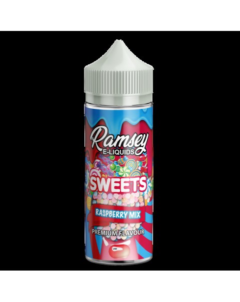 Ramsey E-Liquids Sweets Raspberry Mix 0mg 100ml Short Fill E-Liquid