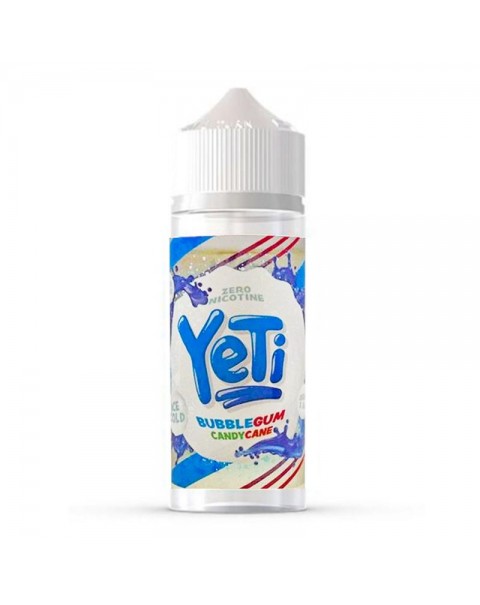 Yeti Candy Cane: Bubblegum 0mg 100ml Short Fill E-Liquid