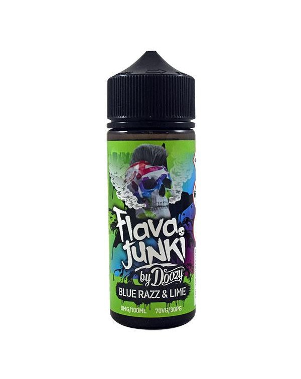 Doozy Vape Flava Junki: Blue Razz Lime 0mg 100ml S...