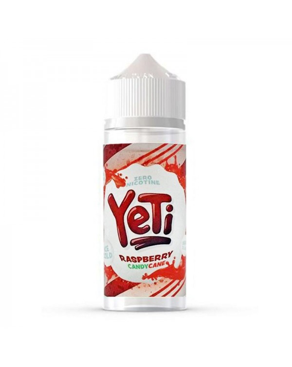 Yeti Candy Cane: Raspberry 0mg 100ml Short Fill E-...