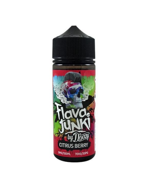 Doozy Vape Flava Junki: Citrus Berry 0mg 100ml Short Fill E-Liquid