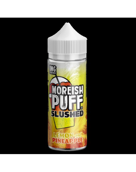 Moreish Puff Slushed Lemon & Pineapple 0mg 100ml Short Fill E-Liquid