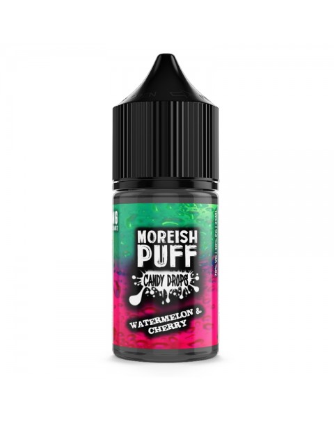 Moreish Puff Candy Drops Watermelon & Cherry 0mg 25ml Short Fill E-Liquid