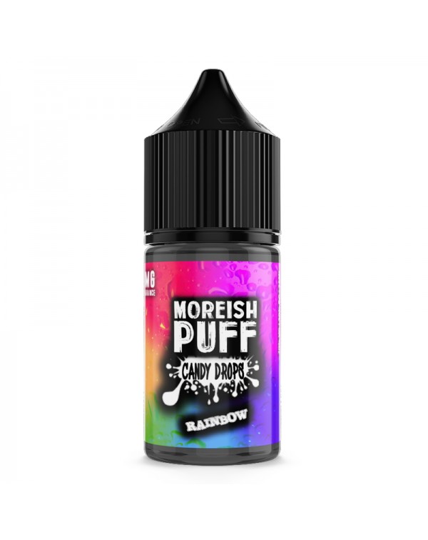 Moreish Puff Candy Drops Rainbow 0mg 25ml Short Fi...