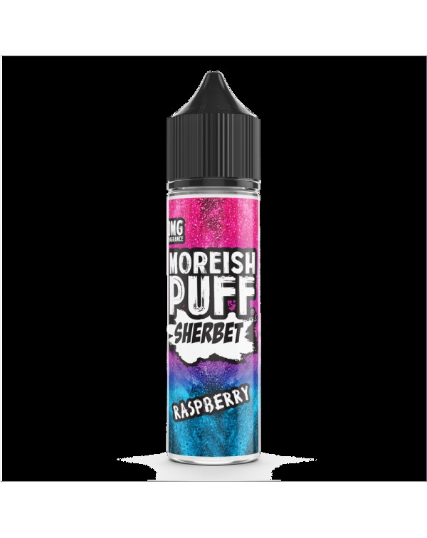 Moreish Puff Sherbet Raspberry 0mg 50ml Short Fill...