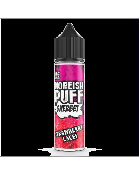 Moreish Puff Sherbet Strawberry Laces 0mg 50ml Short Fill E-Liquid