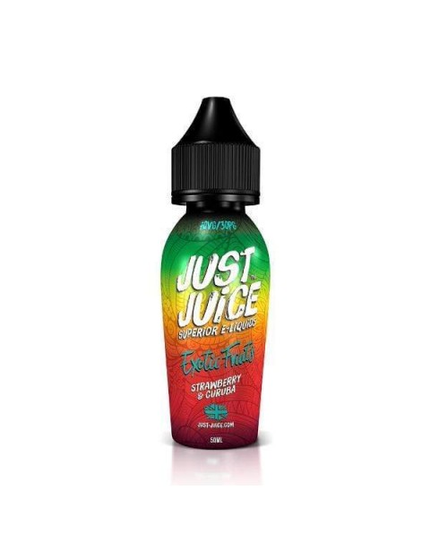 Just Juice Strawberry & Curuba 0mg 50ml Short Fill E-Liquid