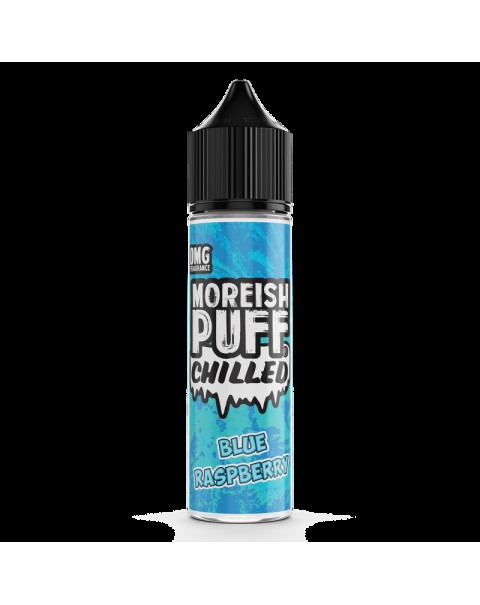 Moreish Puff Chilled Blue Raspberry 0mg 50ml Short Fill E-Liquid