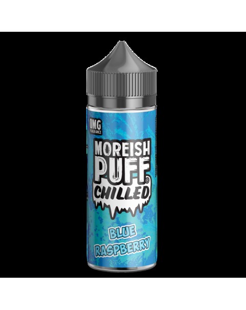 Moreish Puff Chilled Blue Raspberry 0mg 100ml Short Fill E-Liquid