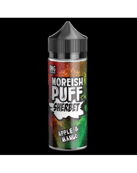 Moreish Puff Sherbet Apple & Mango 0mg 100ml Short Fill E-Liquid