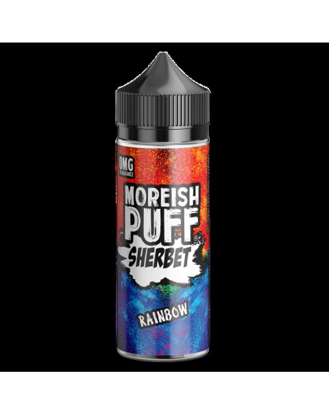 Moreish Puff Sherbet Rainbow 0mg 100ml Short Fill E-Liquid