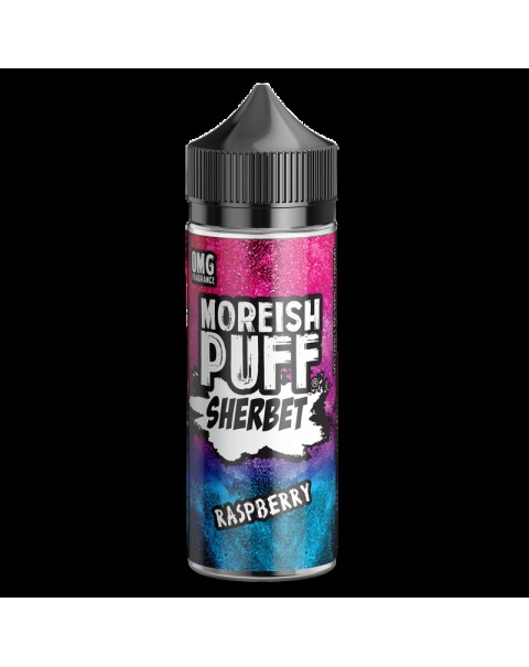 Moreish Puff Sherbet Raspberry 0mg 100ml Short Fill E-Liquid