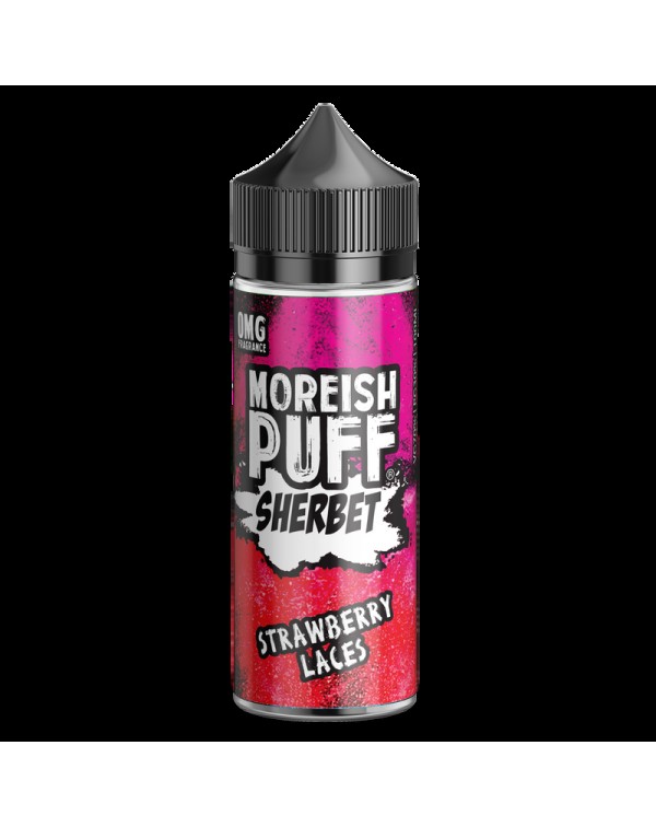 Moreish Puff Sherbet Strawberry Laces 0mg 100ml Sh...