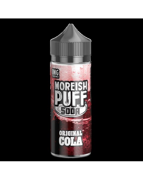 Moreish Puff Soda Original Cola 0mg 100ml Short Fill E-Liquid