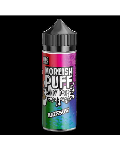 Moreish Puff Candy Drops Rainbow 0mg 100ml Short Fill E-Liquid