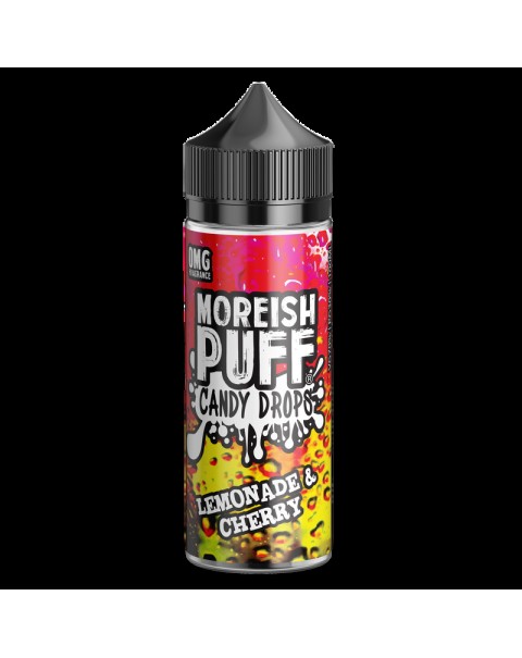 Moreish Puff Candy Drops Lemonade & Cherry 0mg 100ml Short Fill E-Liquid