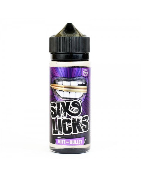 Six Licks Bite The Bullet E-Liquid 100ml Short Fill