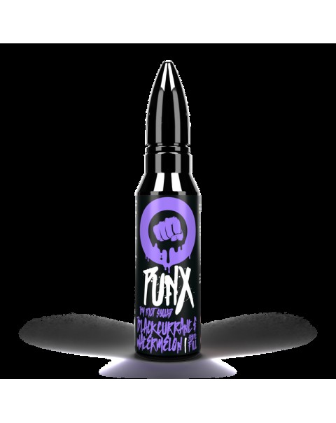 Riot Squad Punx: Blackcurrant & Watermelon 0mg 50ml Short Fill E-Liquid