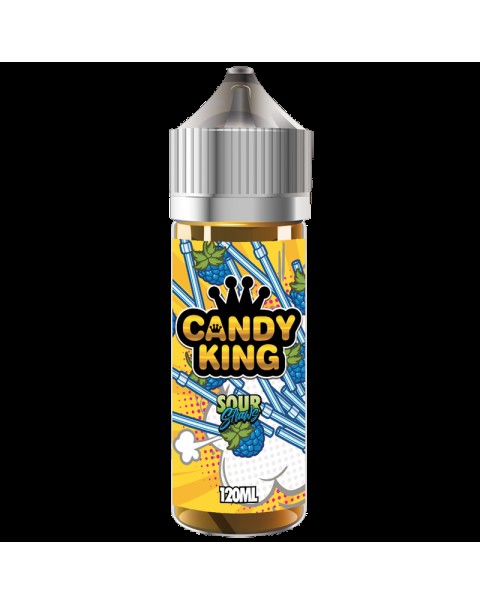 Candy King Sour Straws 0mg 100ml Short Fill E-Liquid