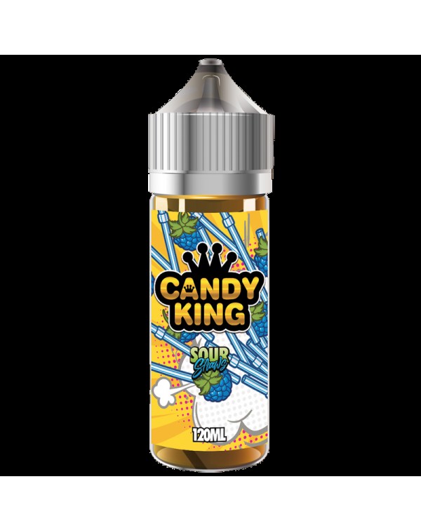 Candy King Sour Straws 0mg 100ml Short Fill E-Liqu...