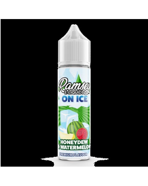 Ramsey E-Liquids On Ice Honeydew Watermelon 0mg 50ml Short Fill E-Liquid