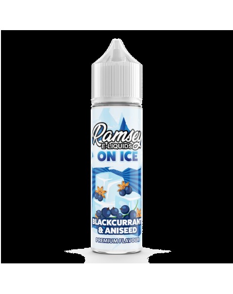 Ramsey E-Liquids On Ice Blackcurrant Aniseed 0mg 50ml Short Fill E-Liquid