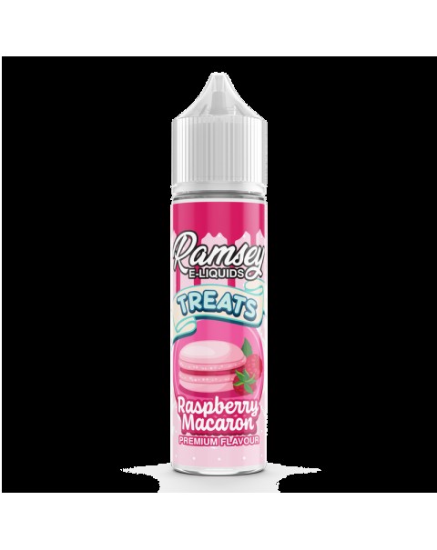 Ramsey E-Liquids Treats Raspberry Macaroon 0mg 50ml Short Fill E-Liquid