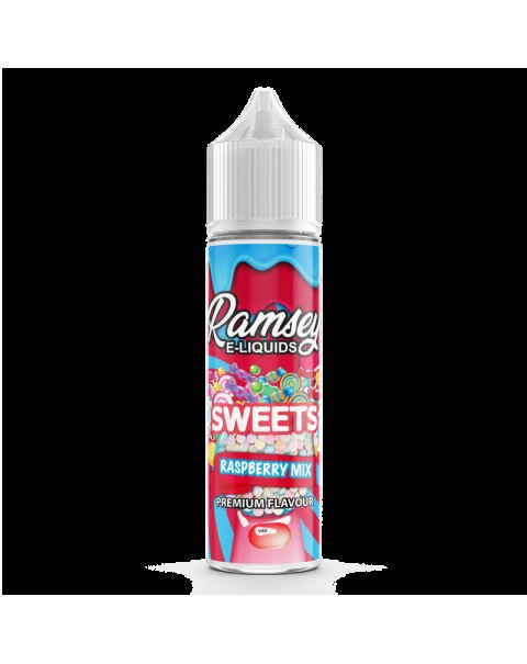 Ramsey E-Liquids Sweets: Raspberry Mix 0mg 50ml Short Fill E-Liquid