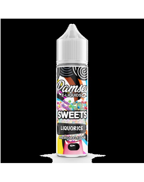 Ramsey E-Liquids Sweets: Licorice 0mg 50ml Short Fill E-Liquid