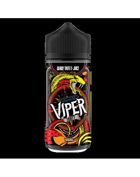 Viper E-Juice Mango Banana Strawberry 0mg 100ml Short Fill E-Liquid