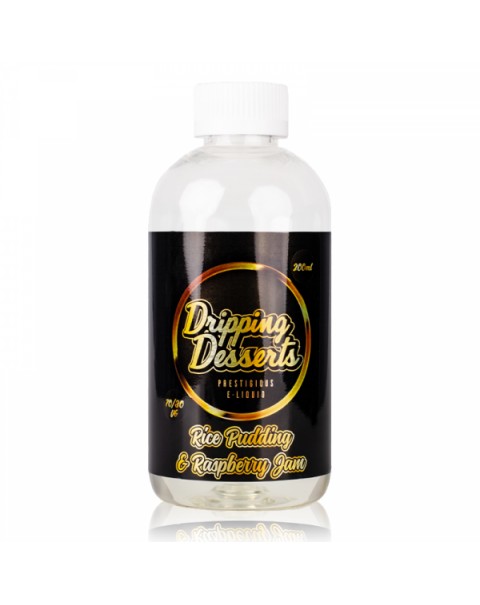 Dripping Desserts Rice Pudding & Raspberry 0mg 200ml Short Fill E-Liquid