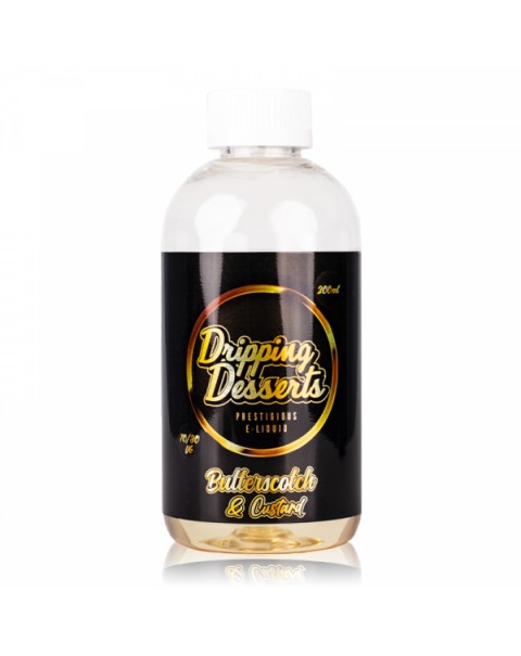 Dripping Desserts Butterscotch & Custard 0mg 200ml Short Fill E-Liquid