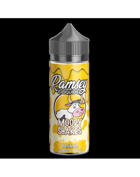 Ramsey E-Liquids Moody Shakes: Banana 0mg 100ml Short Fill E-Liquid