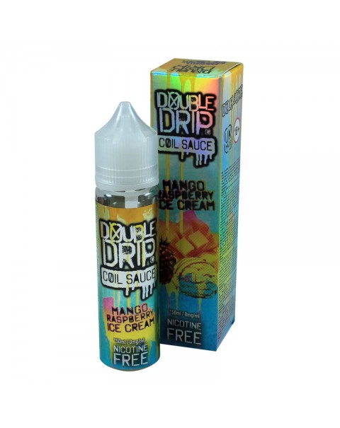 Double Drip Mango Raspberry Ice Cream 50ml Short Fill - 0mg