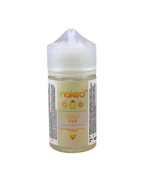 Naked 100 Maui Sun E liquid 50ml Short fill E-Liquid 0mg