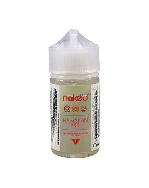 Naked 100 HawaIIan Pog Ice 0mg 50ml Short Fills E-liquid