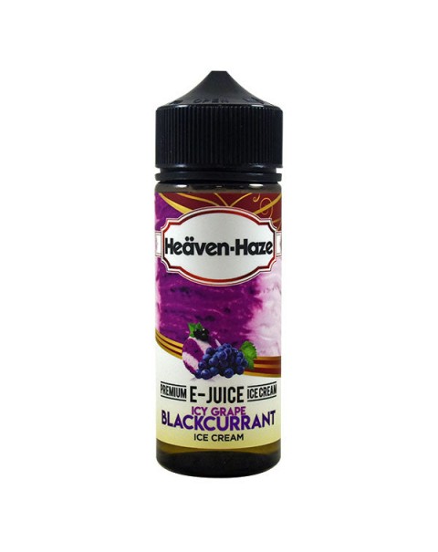 Heaven Haze Icy Grape Blackcurrant 0mg 100ml Short Fill E-Liquid