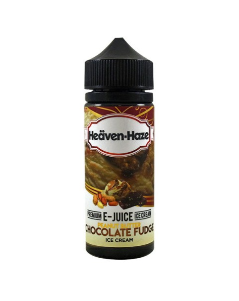 Heaven Haze Peanut Butter Chocolate Fudge 0mg 100ml Short Fill E-Liquid