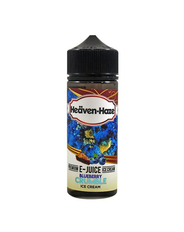 Heaven Haze Blueberry Crumble 0mg 100ml Short Fill...