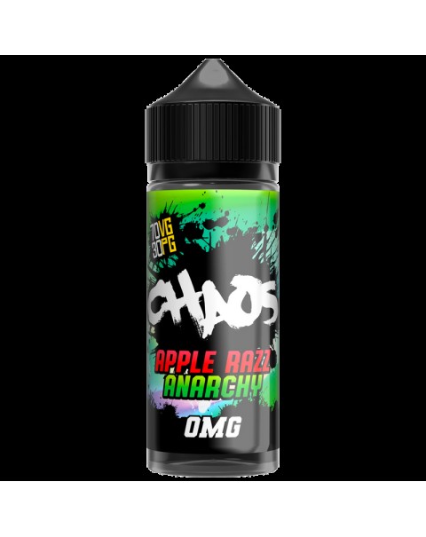 Chaos Apple Razz Anarchy 0mg 100ml Short Fill E-Liquid