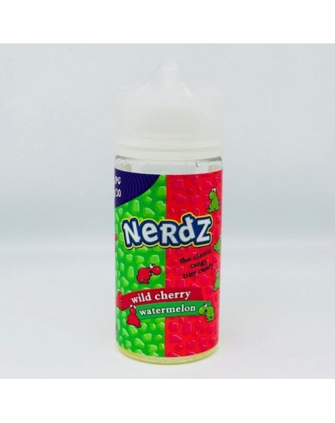 Nerdz Juice Wild Cherry Watermelon 80ml Short Fill - 0mg