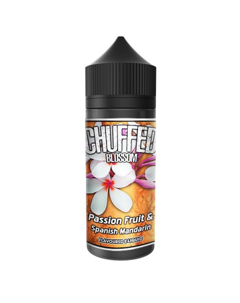 Chuffed Blossom: Passion Fruit and Spanish Mandarin 0mg 100ml Short Fill E-Liquid