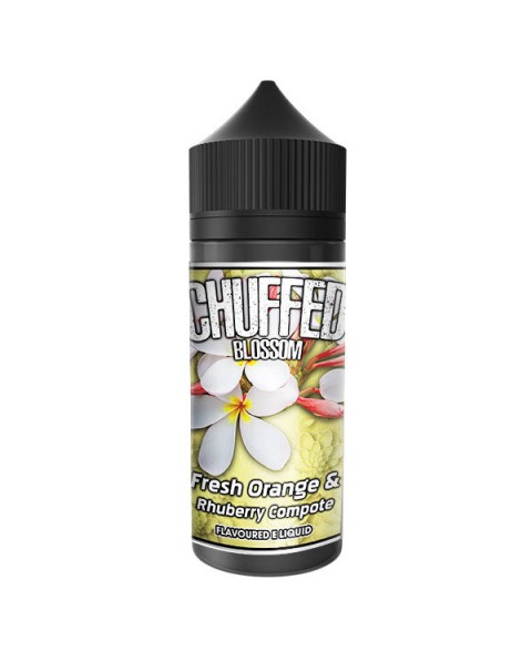 Chuffed Blossom: Fresh Orange and Rhubarb Compote 0mg 100ml Short Fill E-Liquid