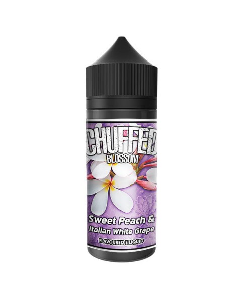 Chuffed Blossom: Sweet Peach & Italian White Grape 0mg 100ml Short Fill E-Liquid