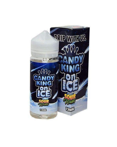 Drip More Candy King On Ice: Sour Worms 100ml Short Fill - 0mg