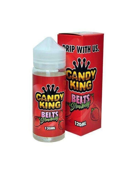 Drip More Candy King: Belts Strawberry 100ml Short Fill - 0mg