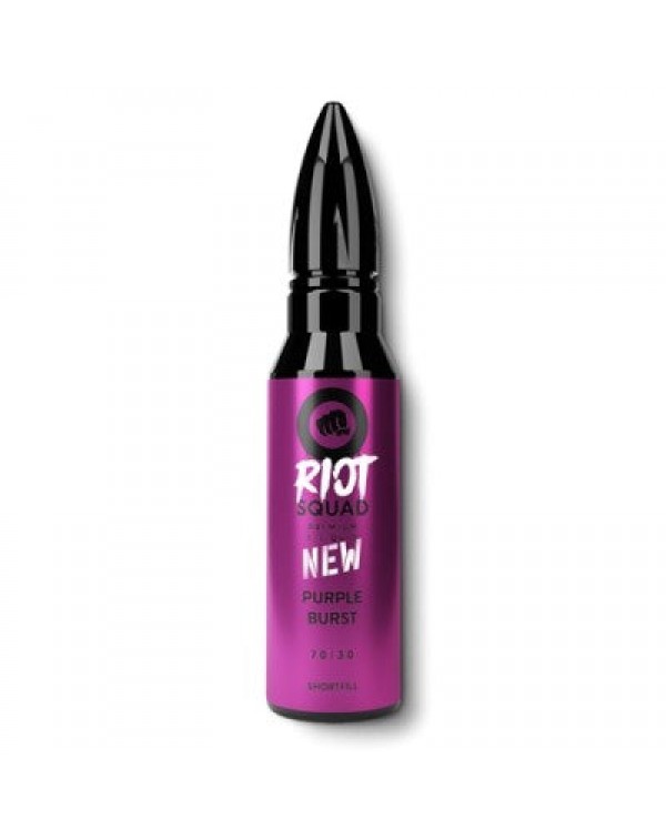 Riot Squad Purple Burst 0mg 50ml Short Fill E-Liqu...