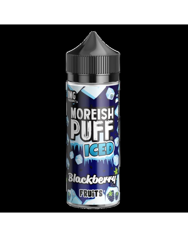 Moreish Puff Iced Blackberry Fruits 0mg 100ml Shor...