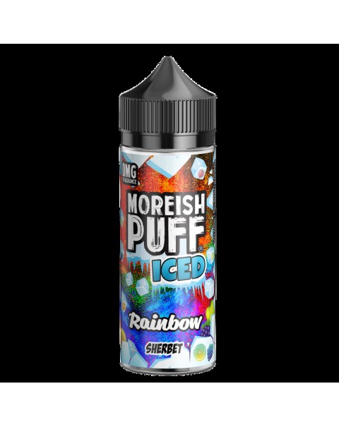 Moreish Puff Iced Rainbow Sherbet 0mg 100ml Short Fill E-Liquid